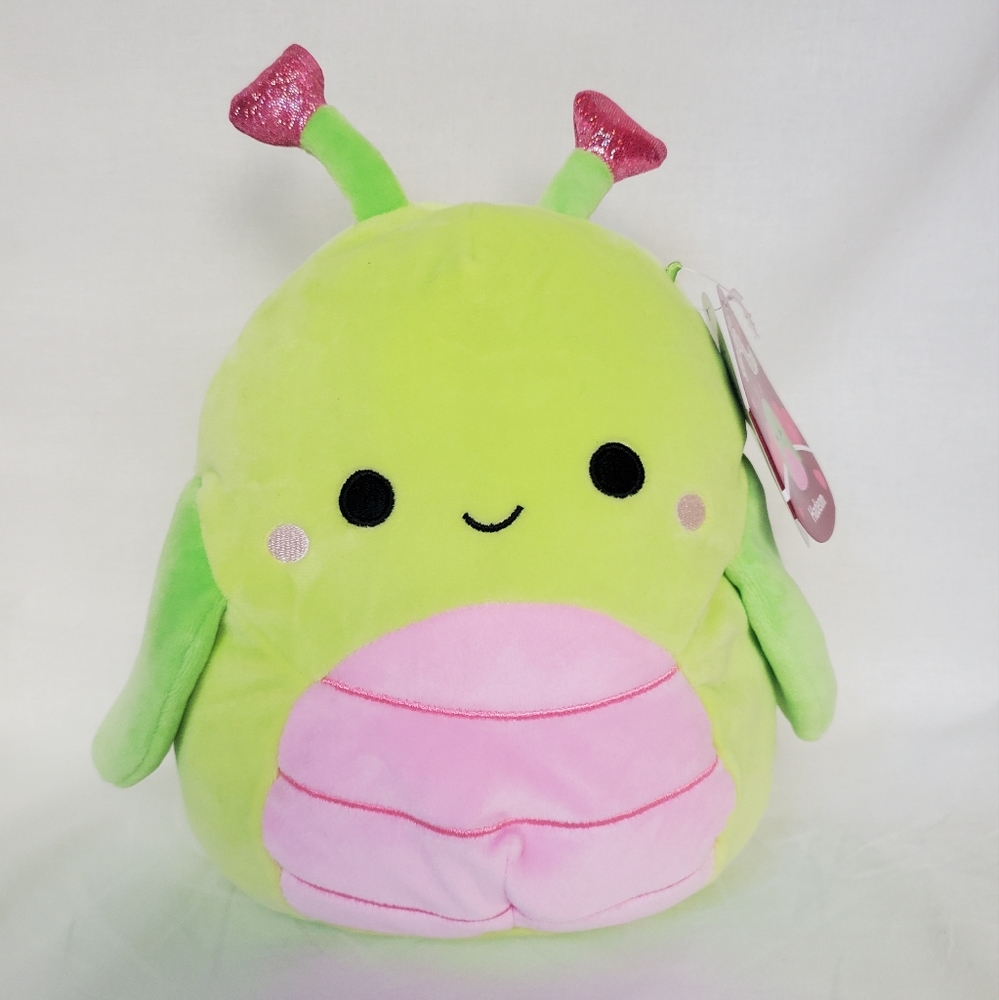 Hadeon the Grasshopper Valentines Squishmallow BNWT 8 Inch